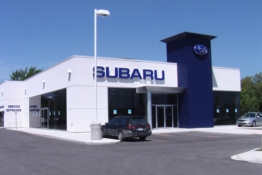 Commercial Project Photo - Subaru Dealership on Wharncliffe Road South in London Ontario